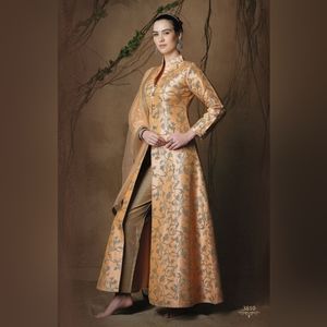 Bollywood inspired Long jacket gown